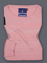 Peach Slim Fit pure cotton Knitted Men's T-Shir